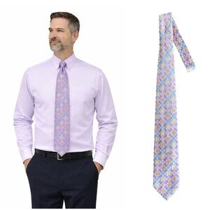 Lavender Floral Tie - made in Italy 
See discount for bundles of 3, 5 or 10 ties